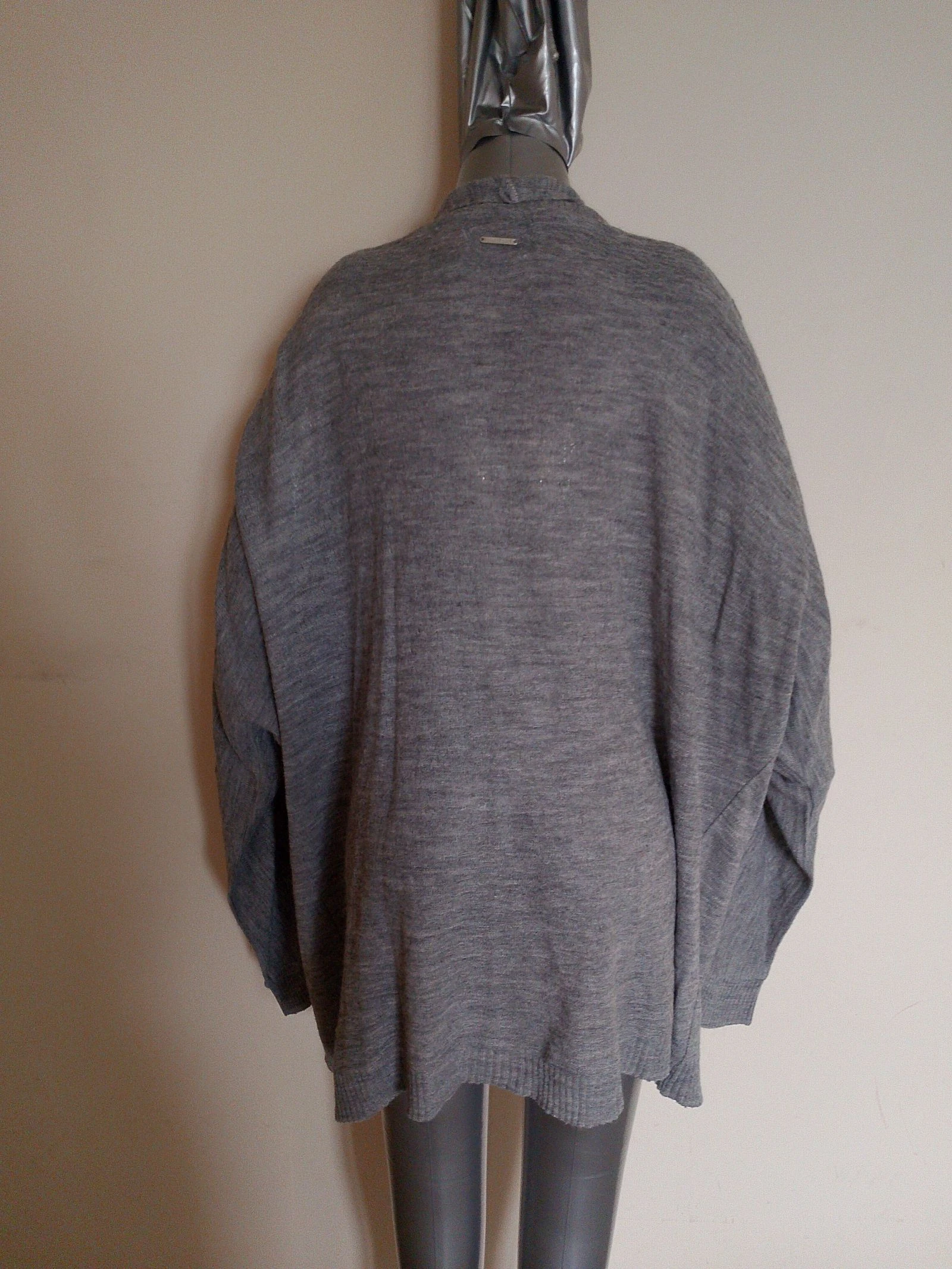 Grijze Geruite Kimono Vest - Bonobo Jeans – photo 5